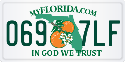 FL license plate 0697LF