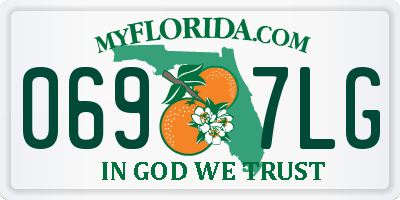 FL license plate 0697LG