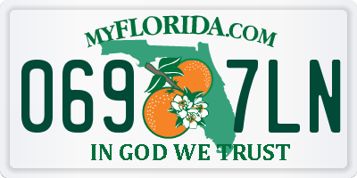 FL license plate 0697LN