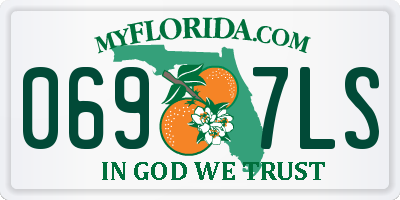 FL license plate 0697LS