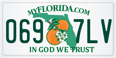 FL license plate 0697LV