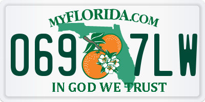 FL license plate 0697LW