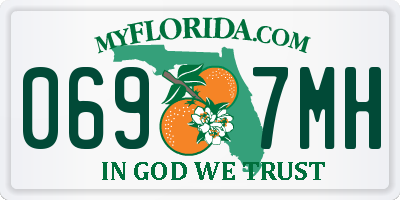 FL license plate 0697MH