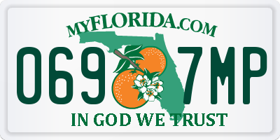 FL license plate 0697MP