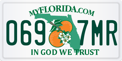 FL license plate 0697MR