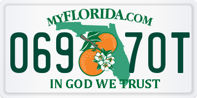 FL license plate 0697OT