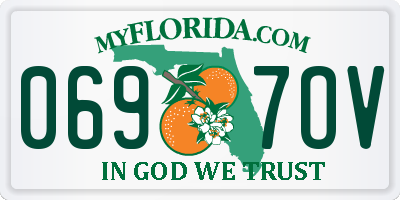FL license plate 0697OV
