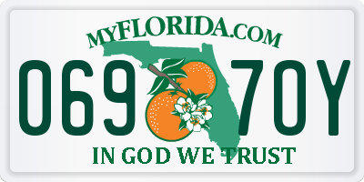FL license plate 0697OY
