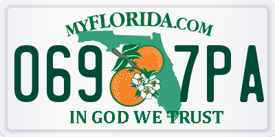 FL license plate 0697PA