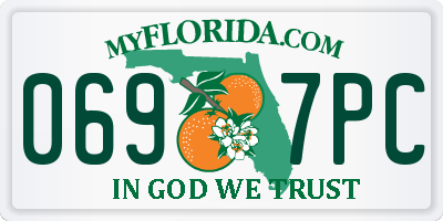 FL license plate 0697PC