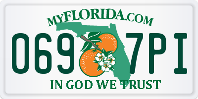 FL license plate 0697PI