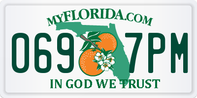 FL license plate 0697PM