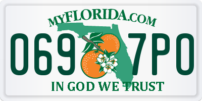 FL license plate 0697PO
