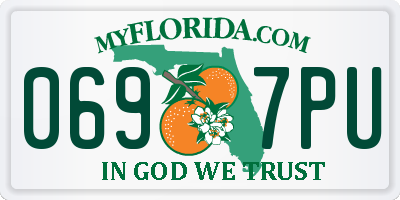 FL license plate 0697PU