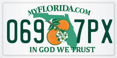 FL license plate 0697PX