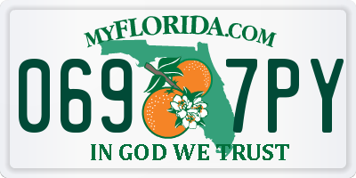 FL license plate 0697PY
