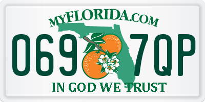 FL license plate 0697QP