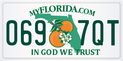 FL license plate 0697QT