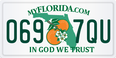 FL license plate 0697QU