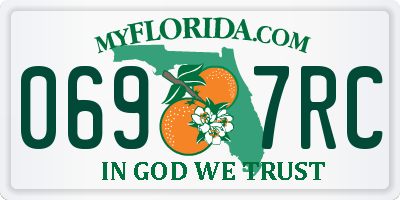 FL license plate 0697RC