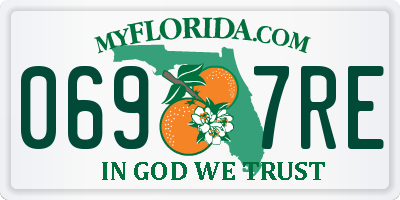 FL license plate 0697RE