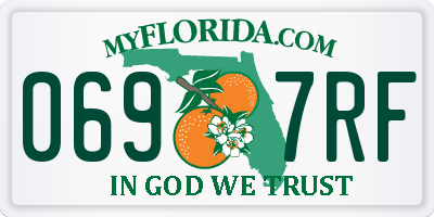 FL license plate 0697RF