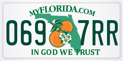 FL license plate 0697RR