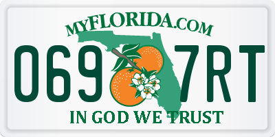 FL license plate 0697RT