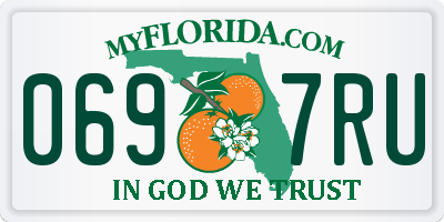FL license plate 0697RU