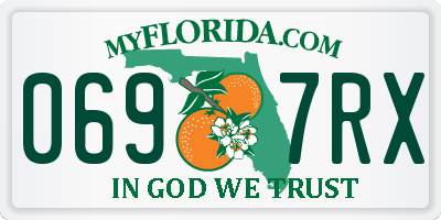 FL license plate 0697RX