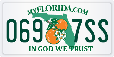 FL license plate 0697SS