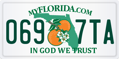 FL license plate 0697TA