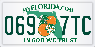 FL license plate 0697TC