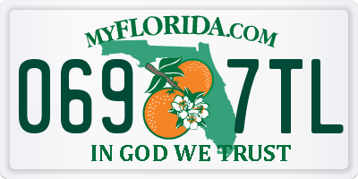 FL license plate 0697TL