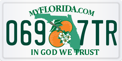 FL license plate 0697TR
