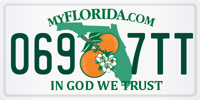 FL license plate 0697TT
