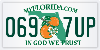 FL license plate 0697UP