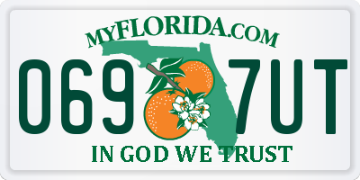 FL license plate 0697UT