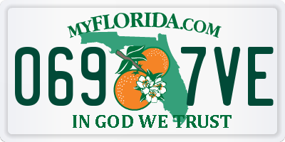 FL license plate 0697VE