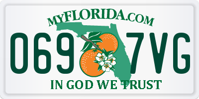 FL license plate 0697VG