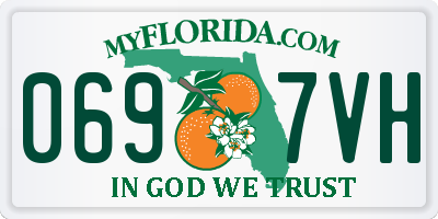FL license plate 0697VH