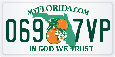 FL license plate 0697VP