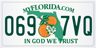 FL license plate 0697VQ