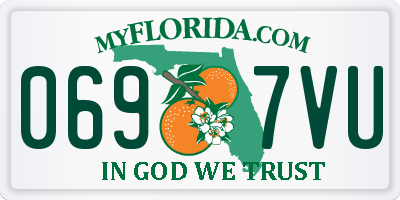 FL license plate 0697VU
