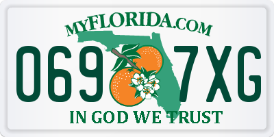 FL license plate 0697XG