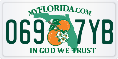 FL license plate 0697YB