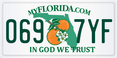 FL license plate 0697YF