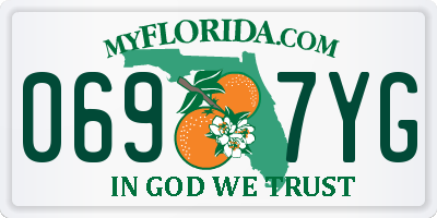 FL license plate 0697YG