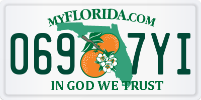 FL license plate 0697YI