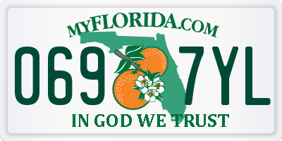 FL license plate 0697YL